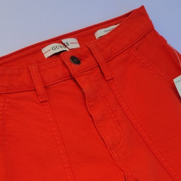 GUESS Women's Cropped Straight-Leg Jeans - Picture 11 of 15